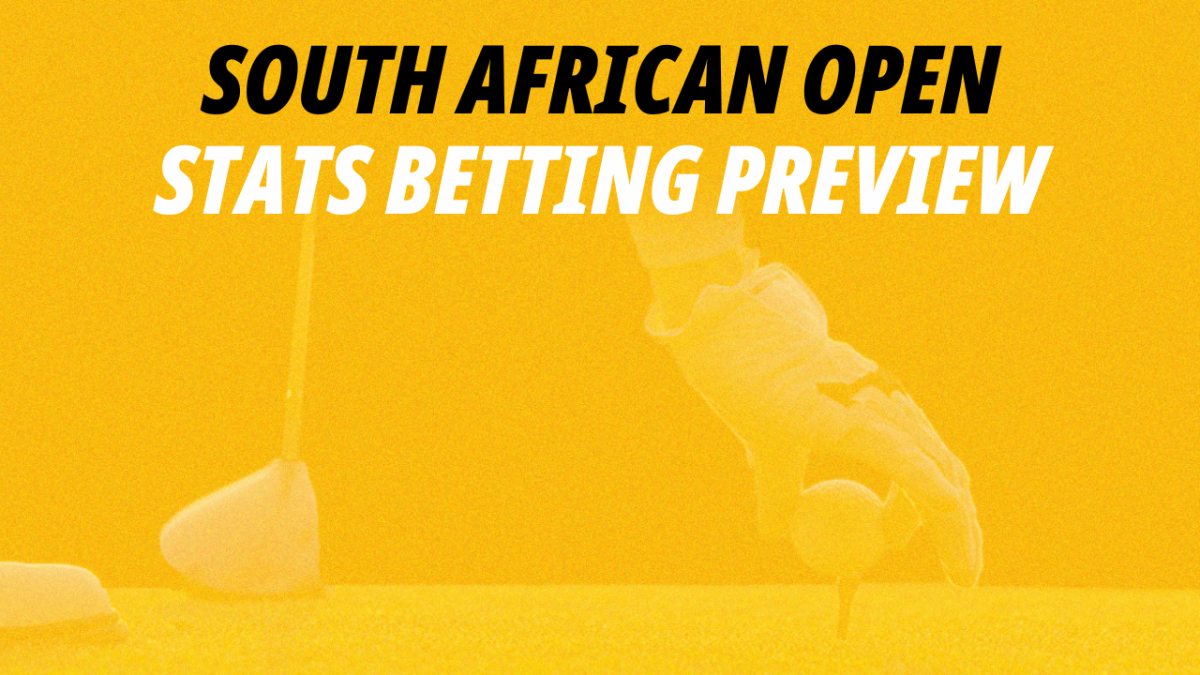 South African Open 2026 stats preview